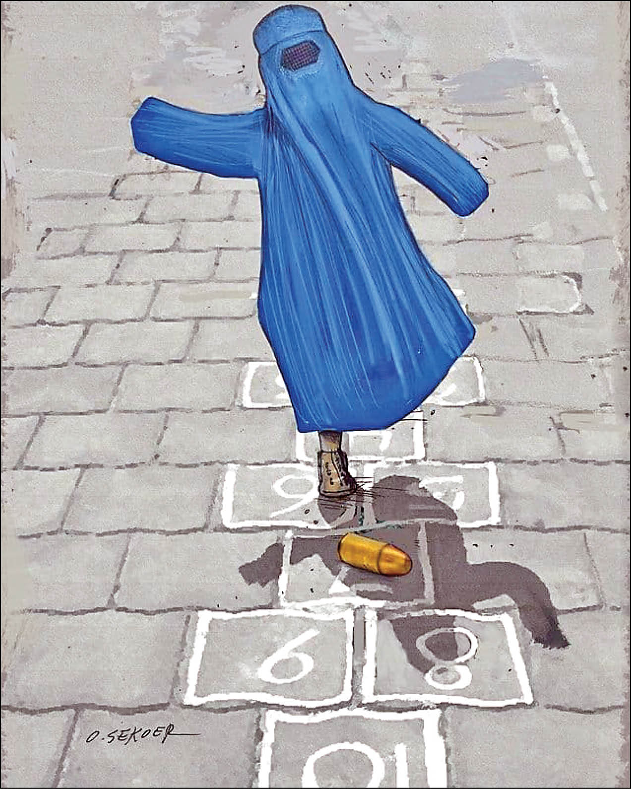 آخر مصور/ کودکان افغان اثر لوک دیش میکر