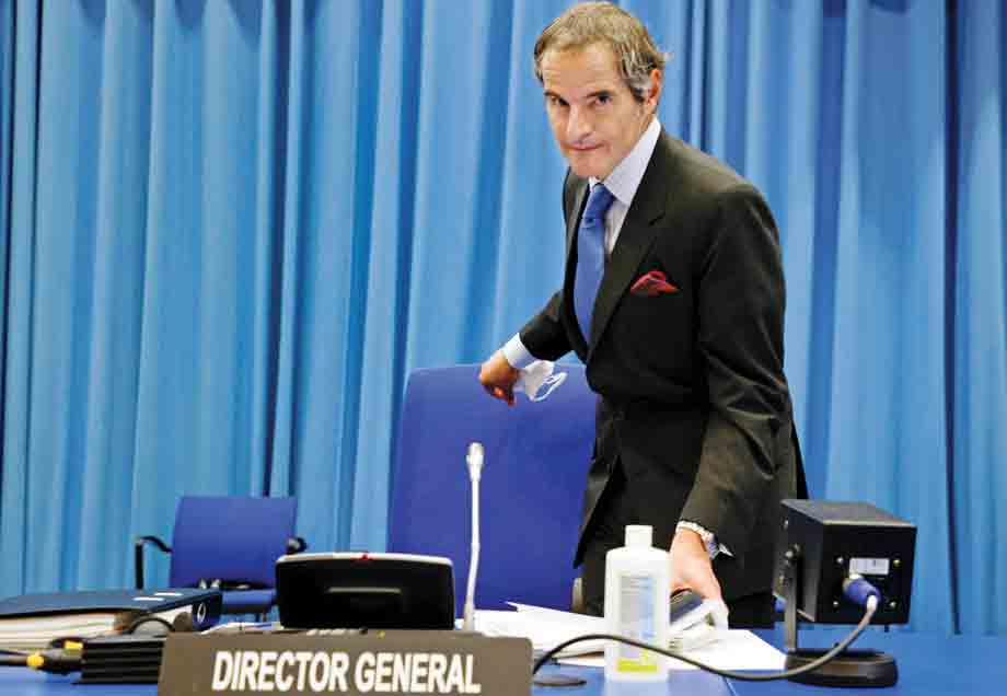 تلاش گروسی برای ملاقات با رئیس سازمان انرژی اتمی ایران