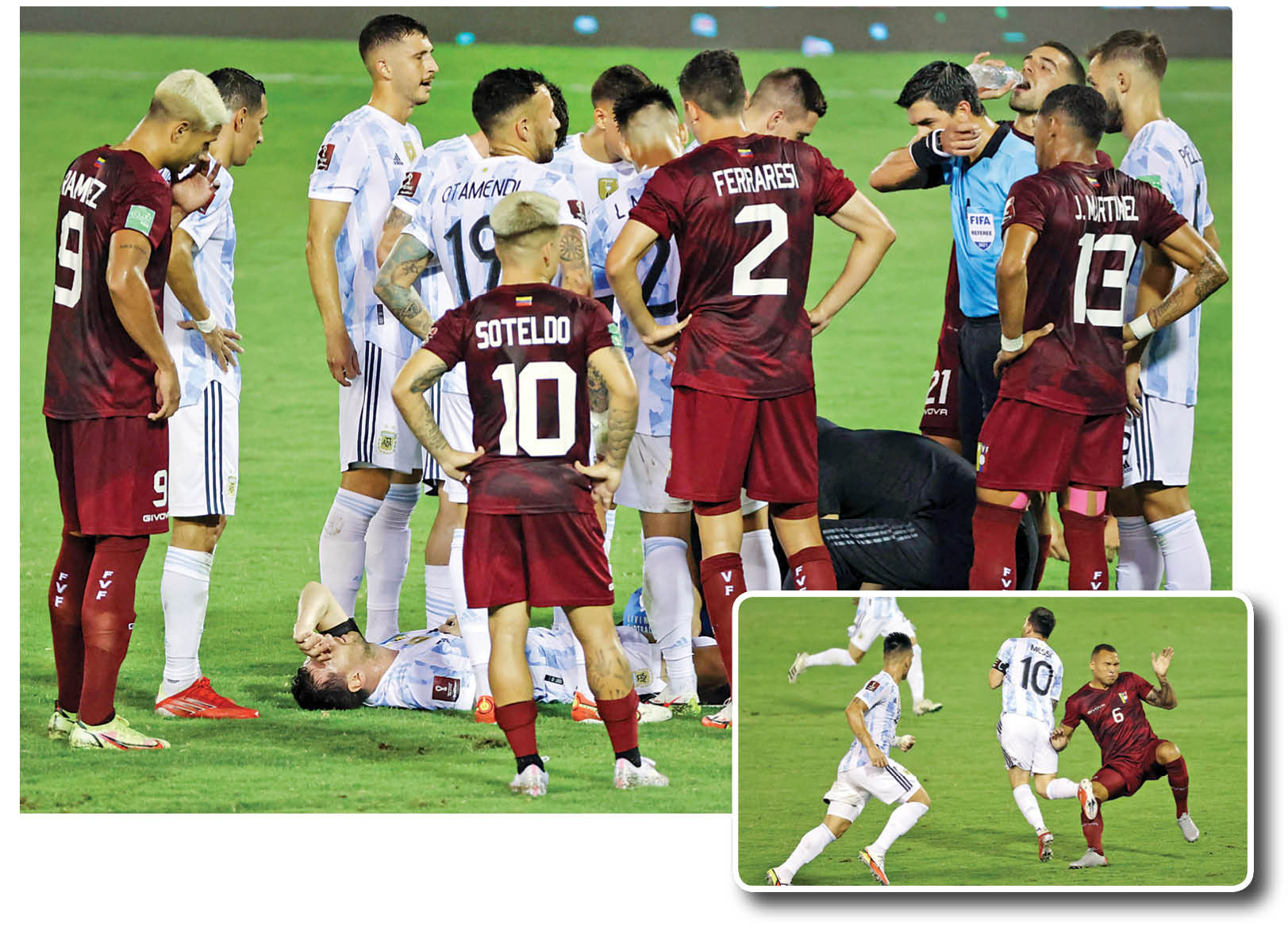 ضربه جنایتکارانه به مسی!