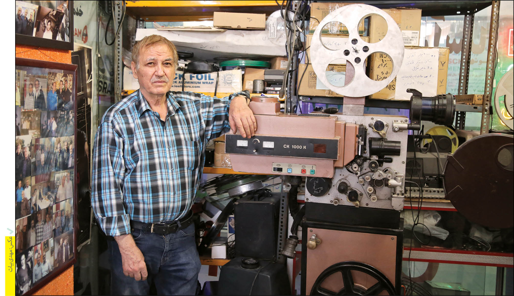 خاطره‌بازی با اکبر رستم‌زاده، یکی از معدود بازمانده‌های نسل آپاراتچی‌ها در سینمای ایران