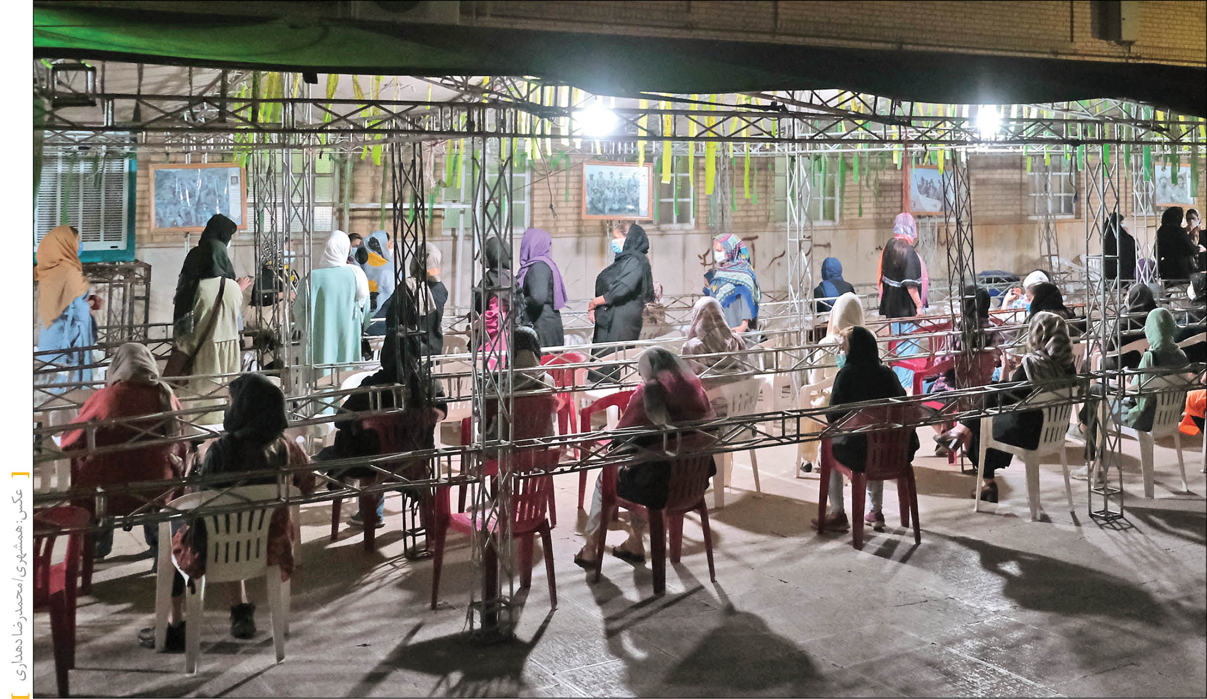 گزارش میدانی همشهری از نخستین شب راه اندازی مراکز 24 ساعته و چند شیفت تزریق واکسن در تهران