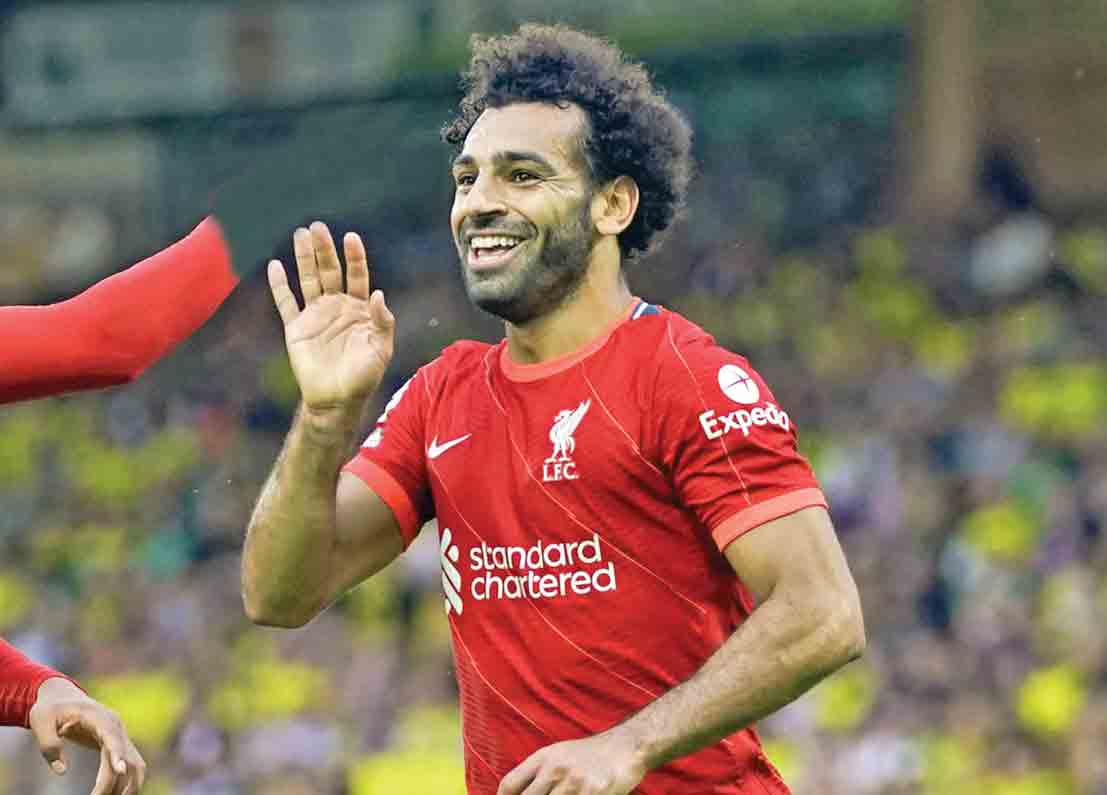 صدمین گل مو صلاح