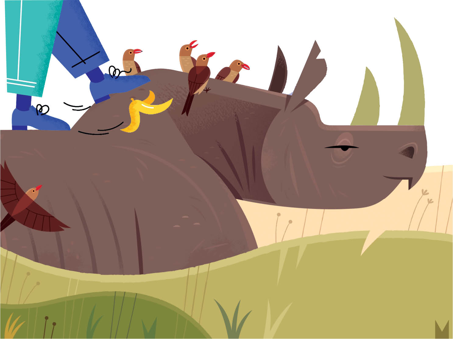 رخت‌آویز کرگدنی