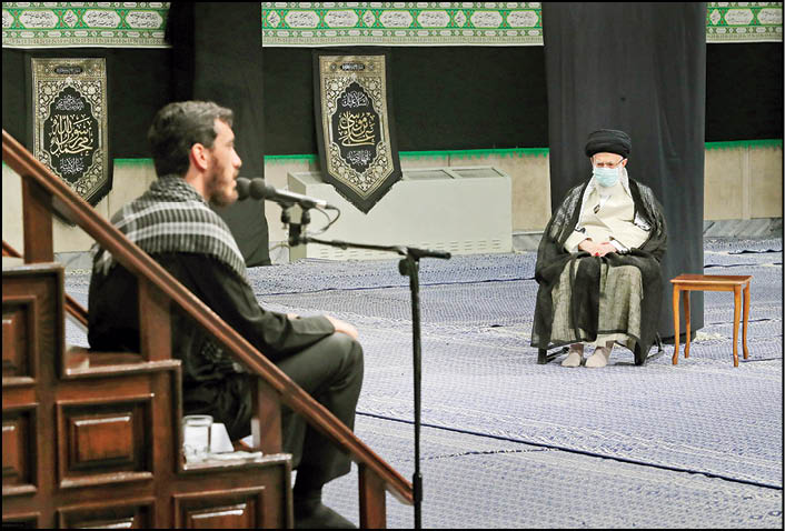 برگزاری مراسم عزاداری شهادت امام رضاع در محضر رهبر معظم انقلاب