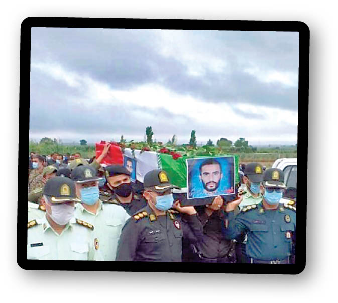 فداکاری سرباز پلیس تا پای جان