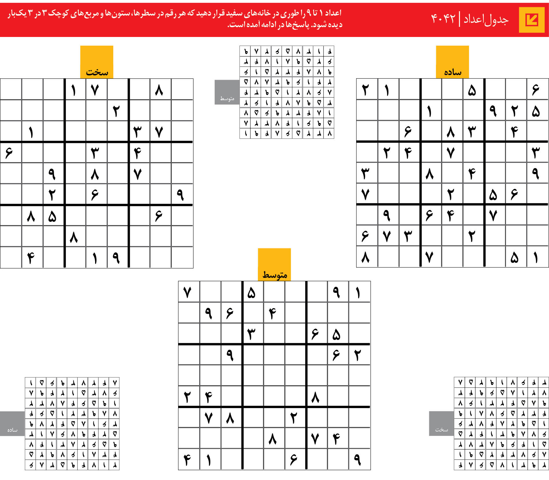 جدول‌اعداد | 4042