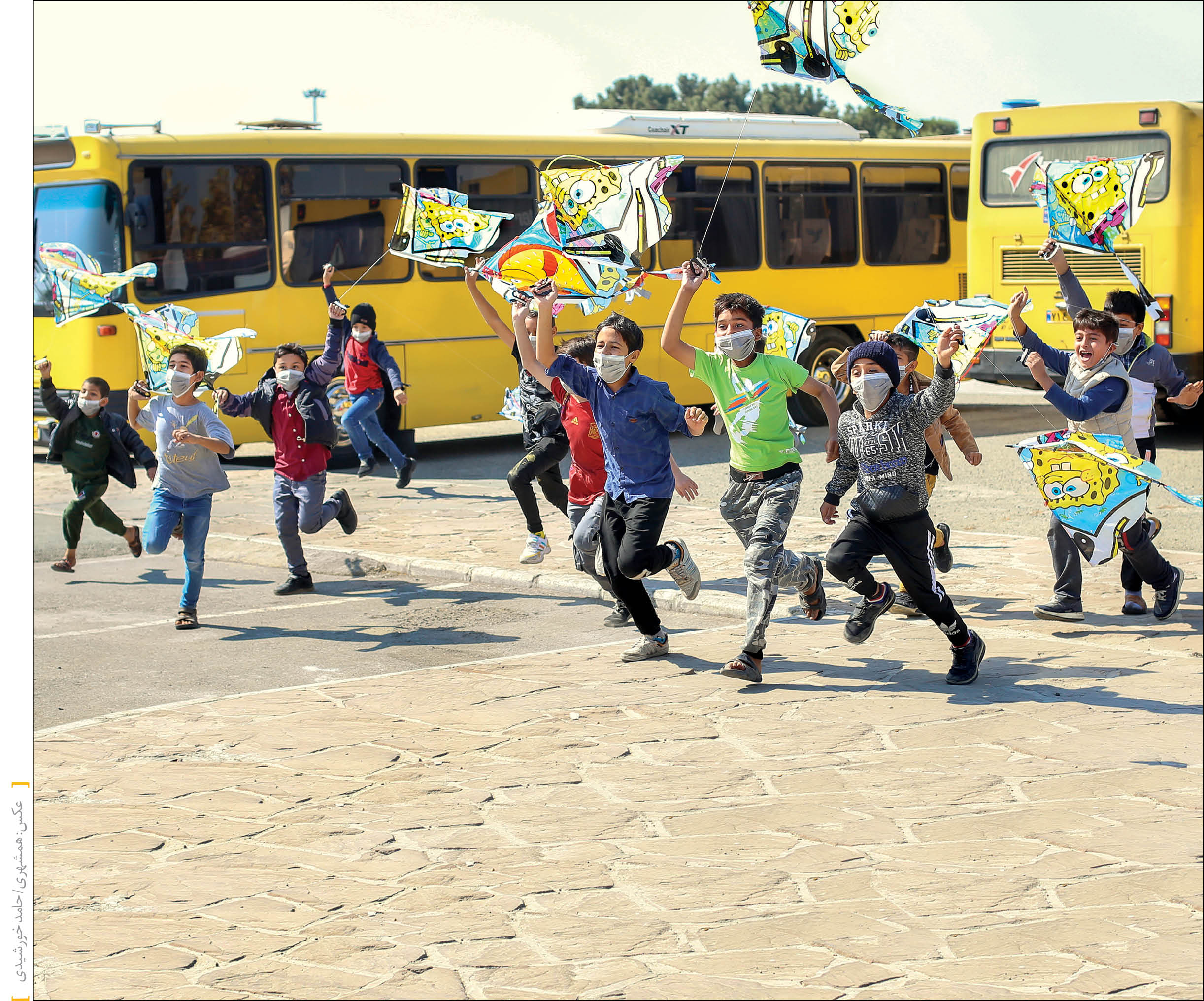 پرواز بادبادک‌های شادی در آسمان پایتخت