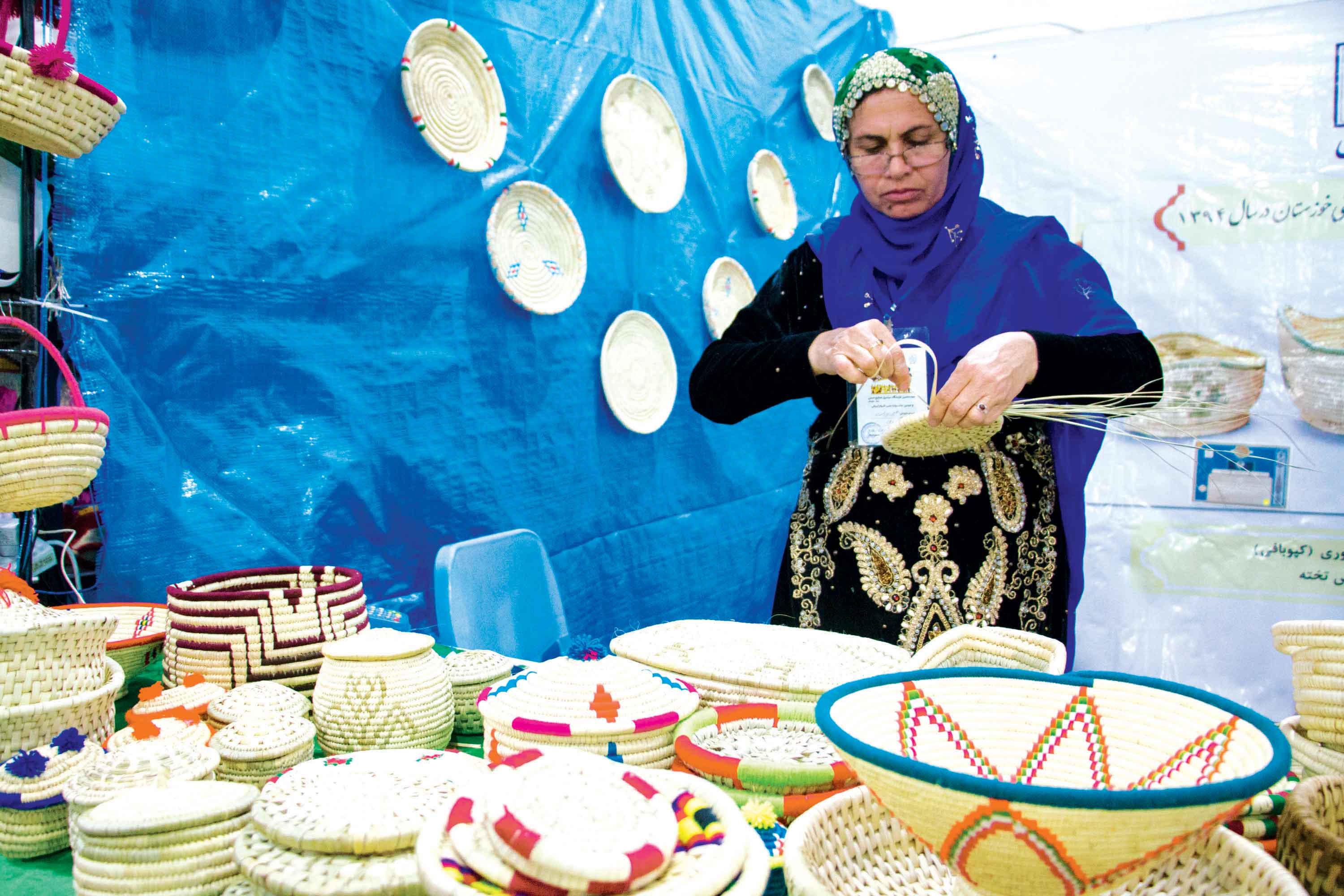 چراغ صنایع‌دستی خوزستان روشن است