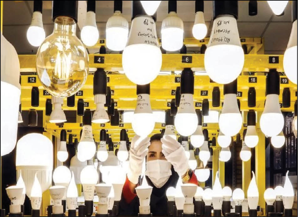 صرفه‌جویی با لامپ‌های روشن