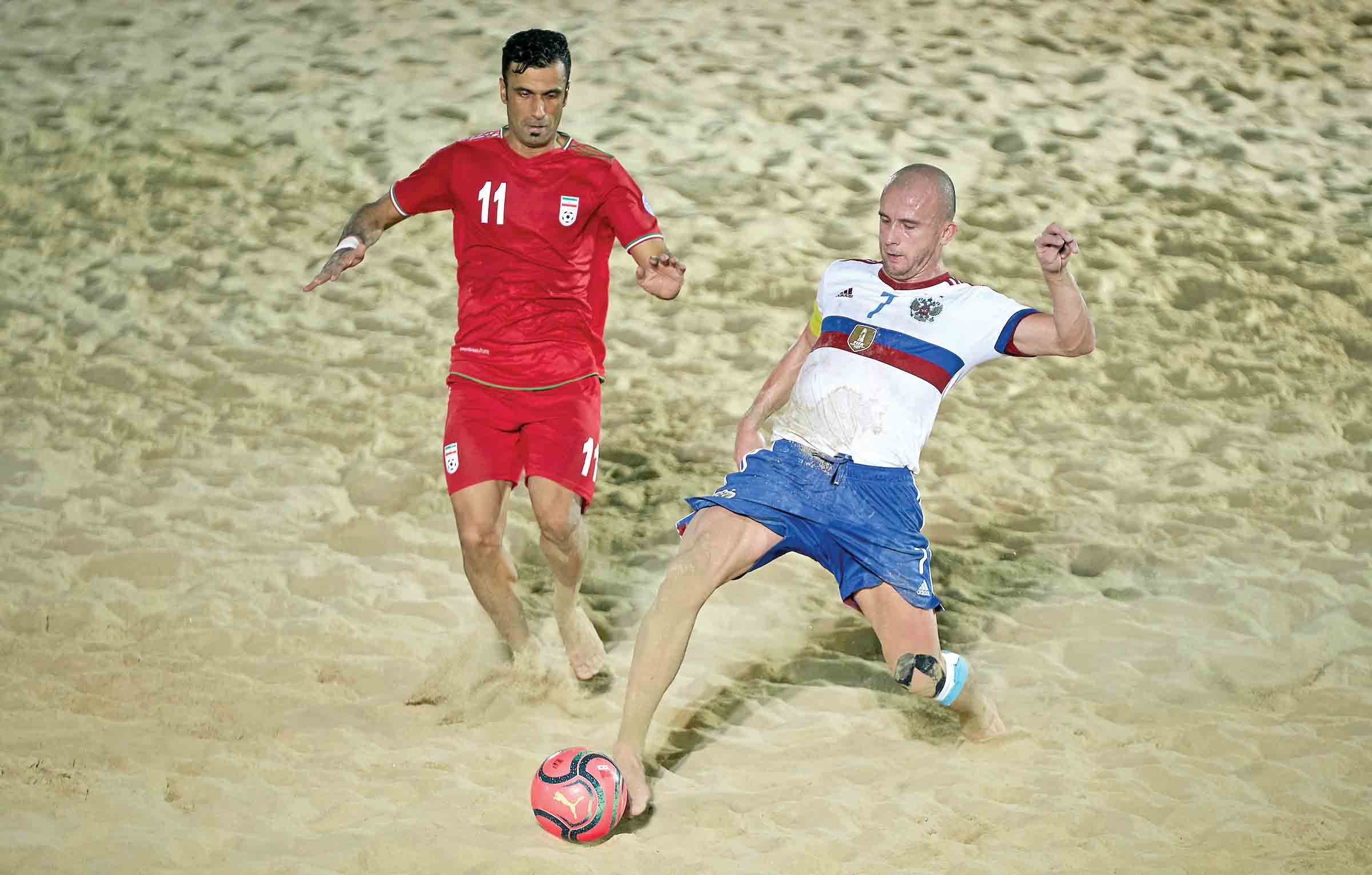 ایران به ساحل قهرمانی نرسید