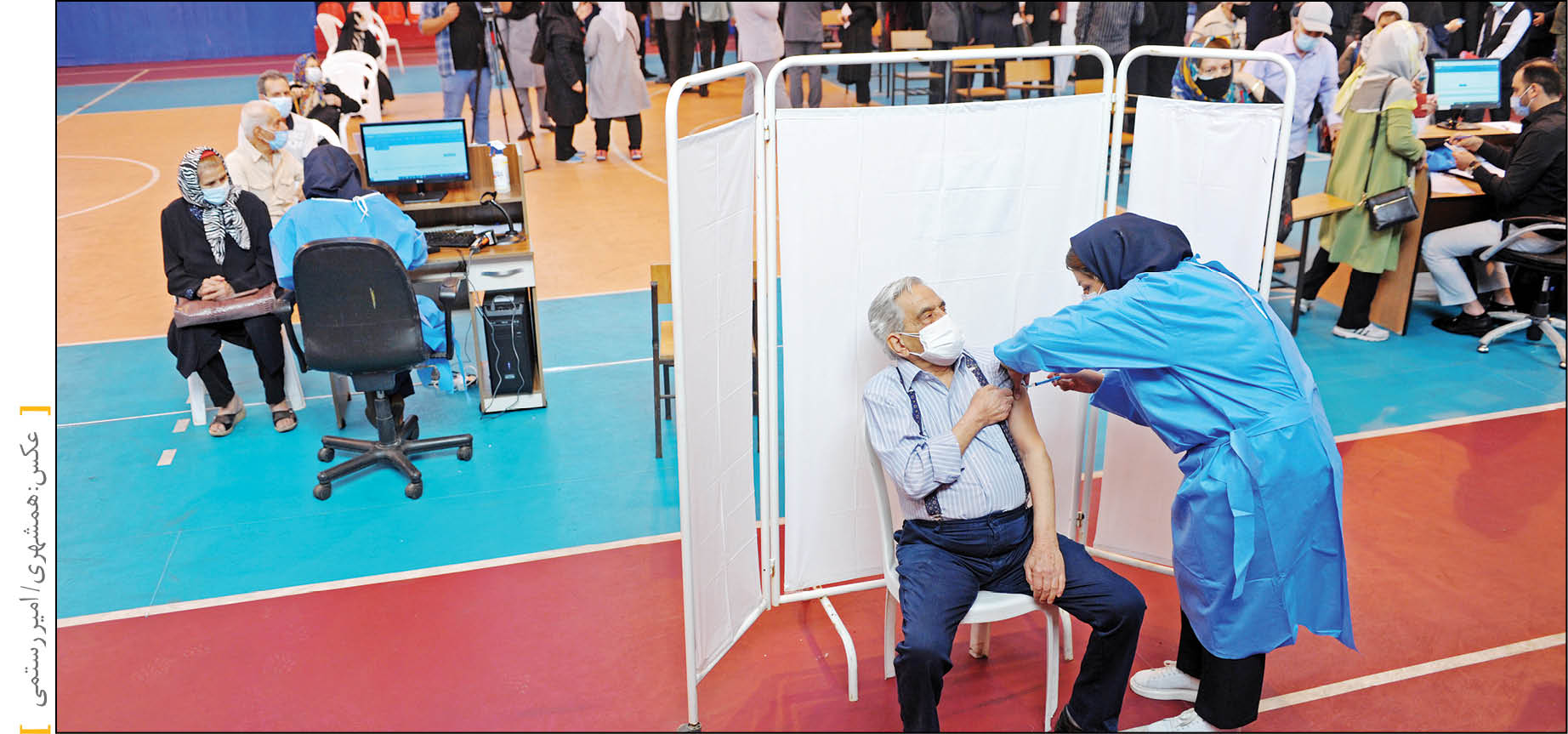 تهرانی‌ها ؛ شاگرد اول تزریق واکسن