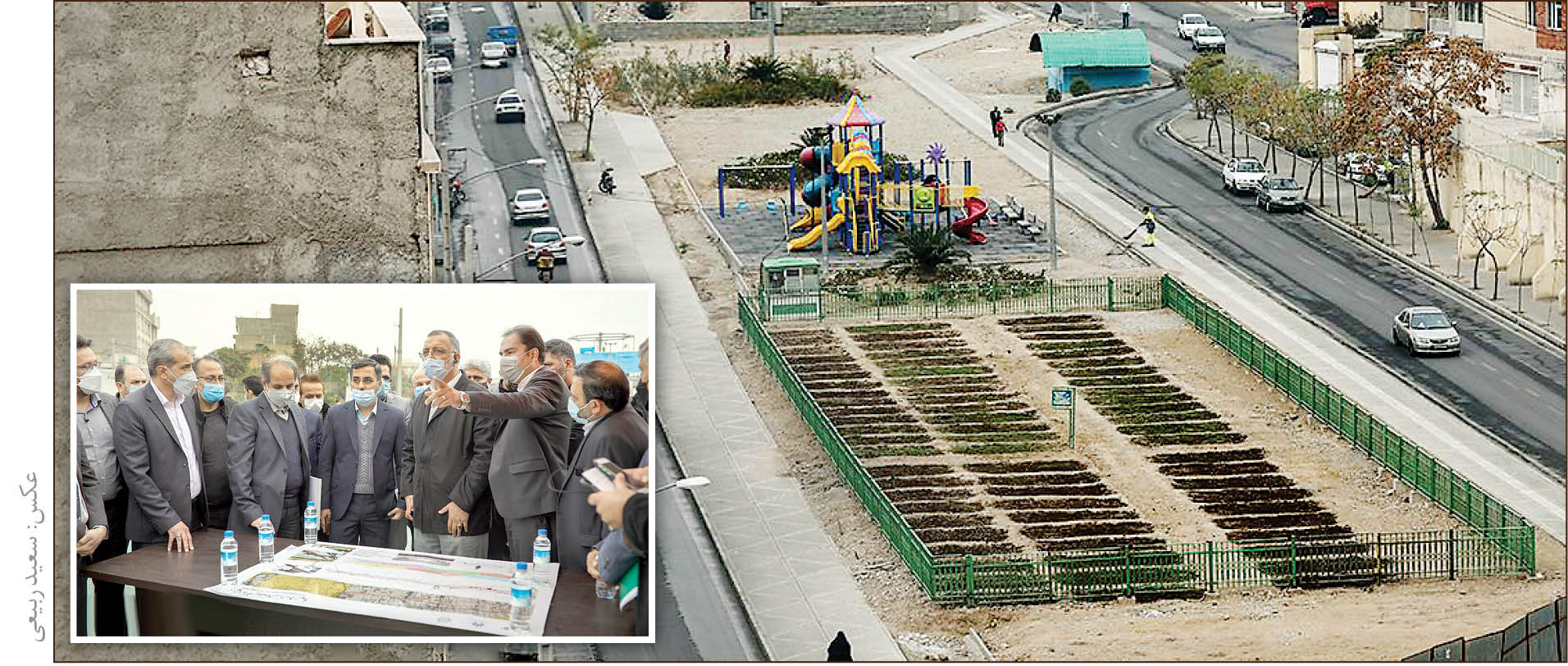 شهردار تهران از پروژه ساماندهی اراضی روسطحی خطوط ریلی تهران- تبریز در جنوب پایتخت بازدید کرد