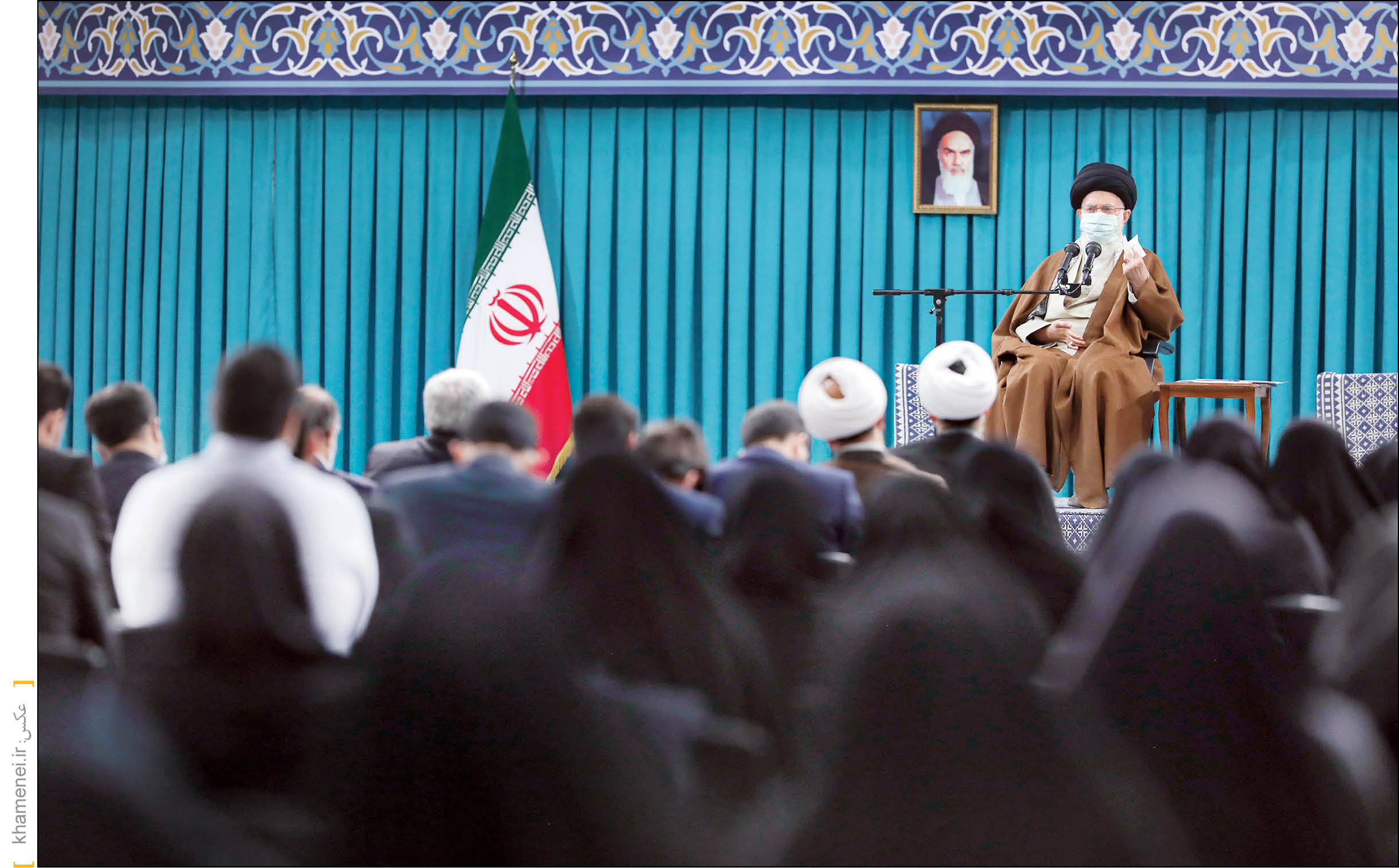 رهبر معظم انقلاب اسلامی در دیدار نخبگان جوان و استعدادهای برتر علمی