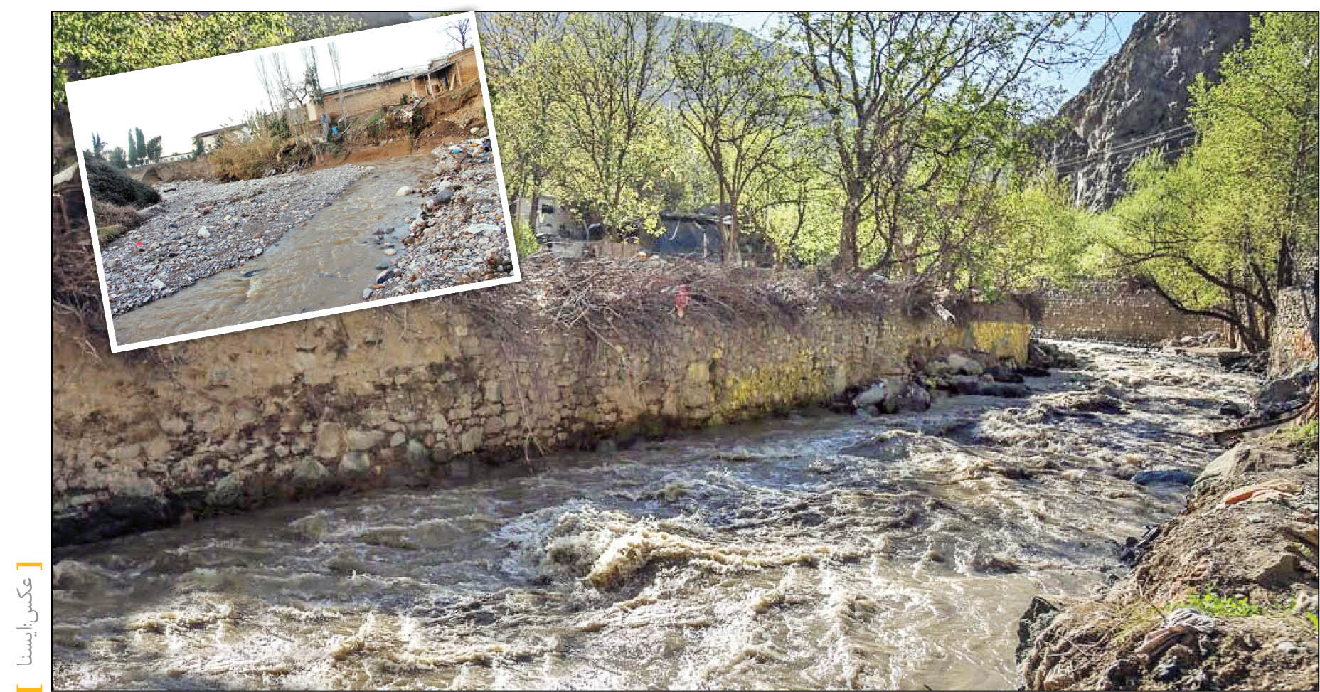 رسم سنددار شدن رودخانه‌ها