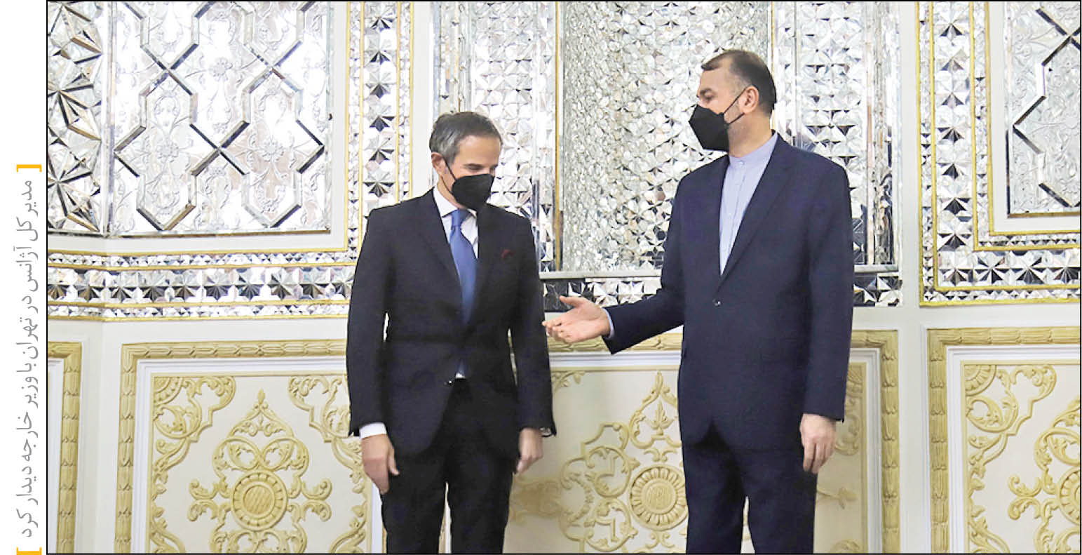 گروسی چند روز قبل از مذاکرات وین به تهران آمد