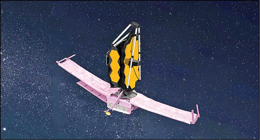 بال گشودن جیمز وب