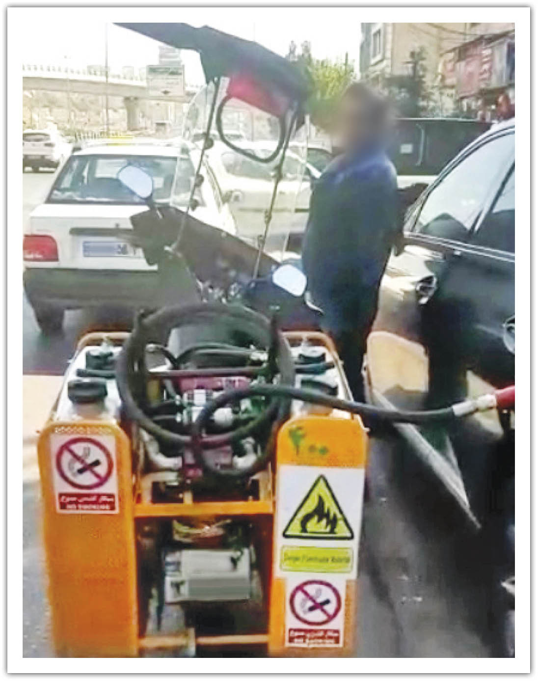 عرضه بنزین با چاشنی خطر