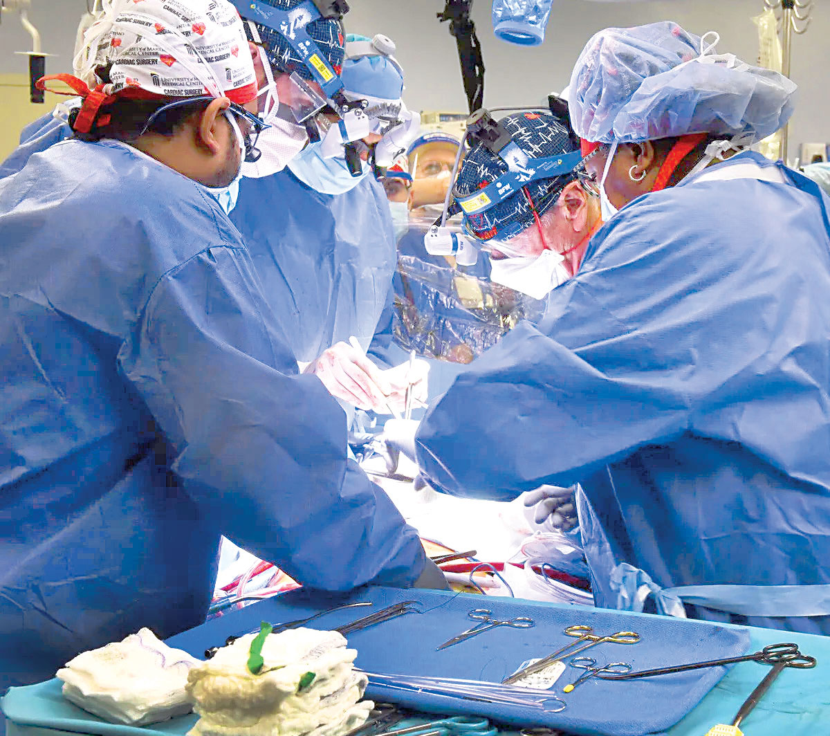 ضربان قلب خوک در بدن انسان