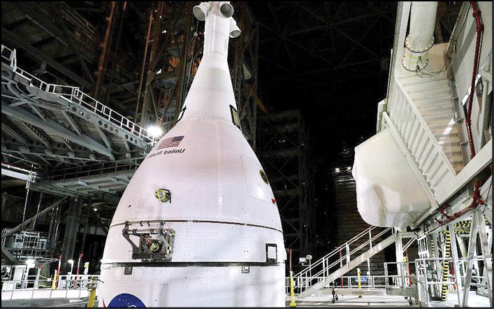 اصلاح فضاپیمای سفر به ماه