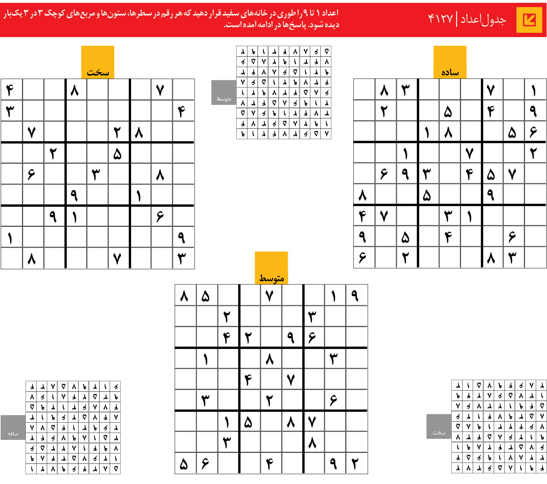 جدول‌اعداد | 4127