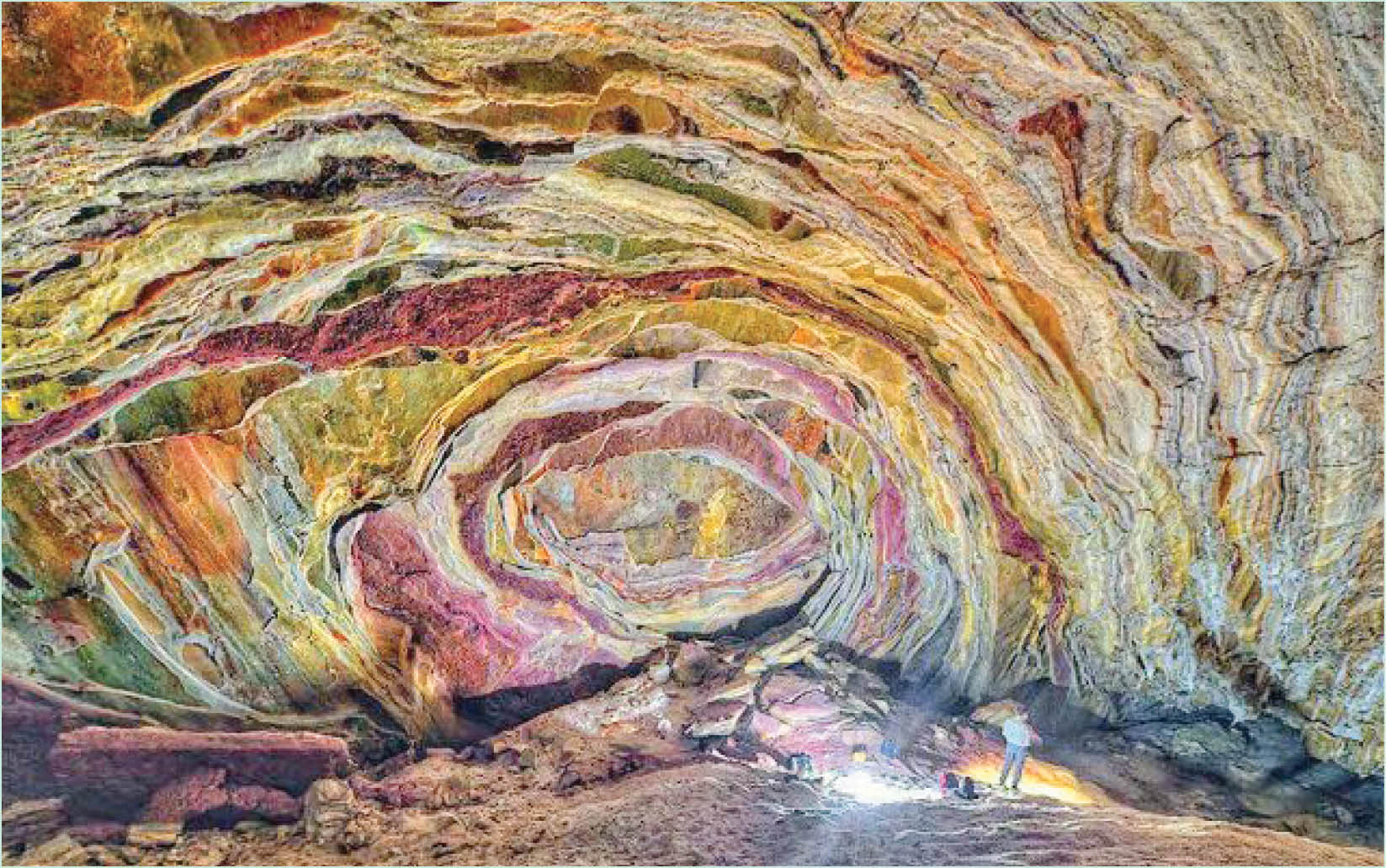 رنگین‌کمان در اعماق زمین