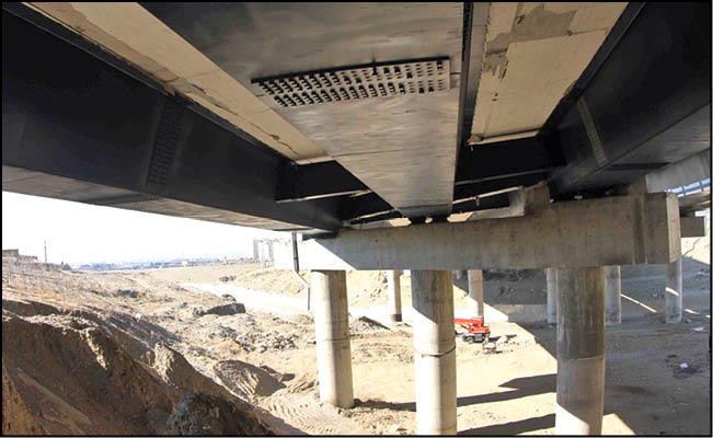 پیشرفت ۸۵ درصدی عملیات ایمن‌سازی پل وردآورد