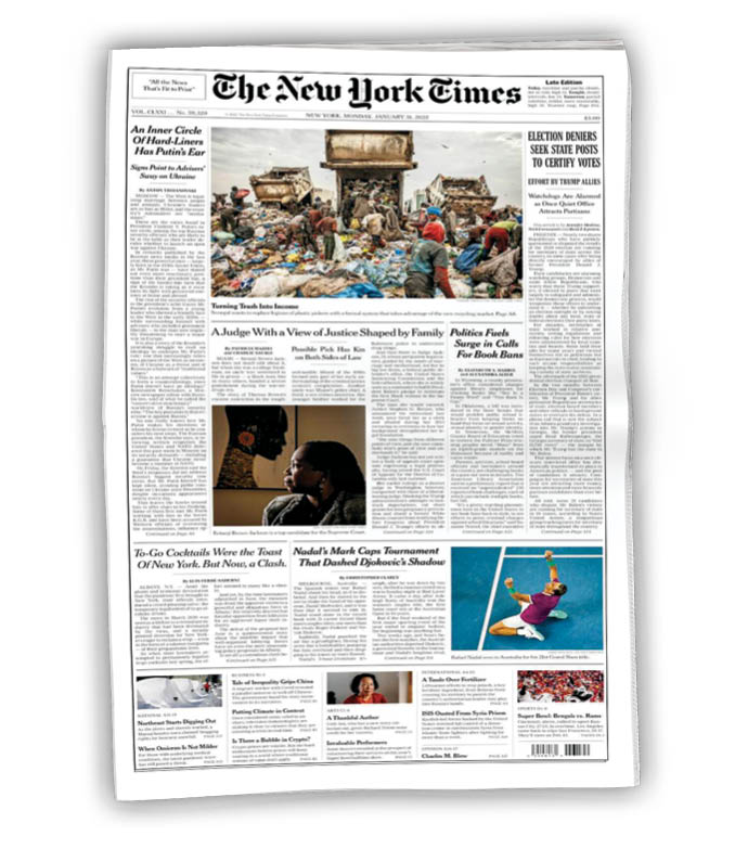 کیوسک/روزنامه نیویورک‌تایمز [آمریکا]