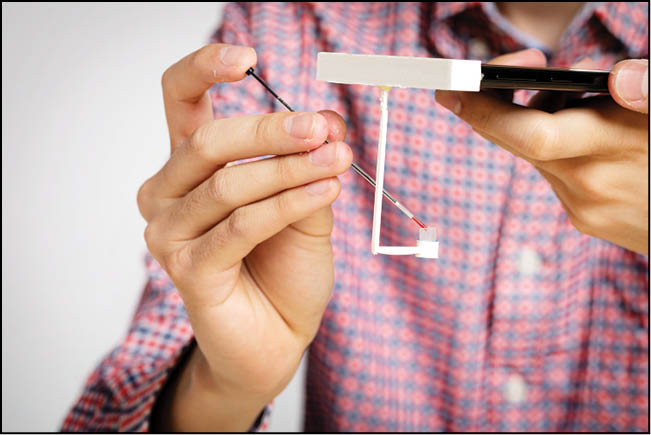 اندازه‌گیری زمان لخته‌شدن خون با گوشی