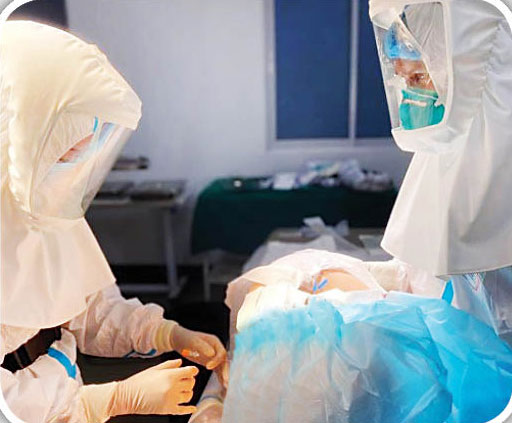 جراح کرونایی، بیمار کرونایی