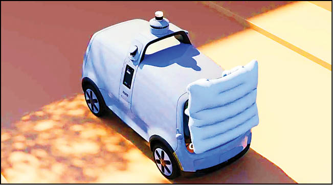 ایربگ بدنه خودران‌ها