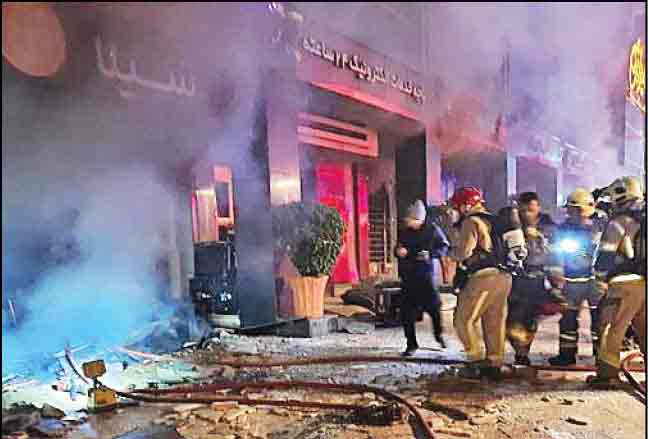 19مصدوم در آتش‌سوزی تیراژه