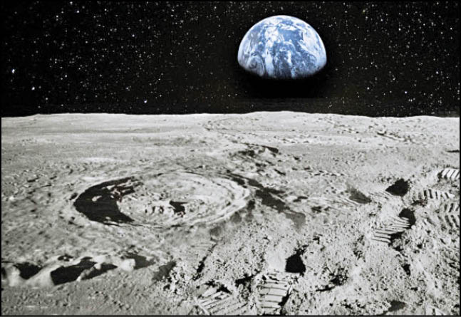 برخورد زباله فضایی به ماه