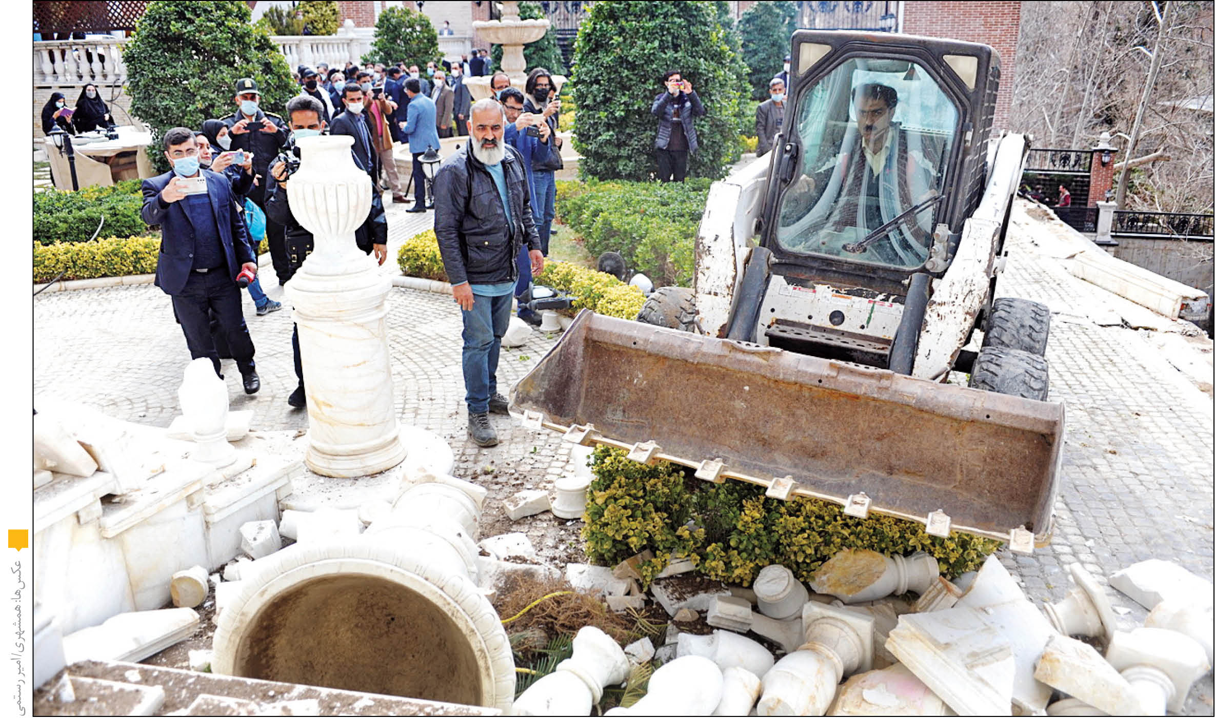 حمله به ساحل امن ویلاهای غیرمجاز