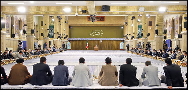 رهبر انقلاب در محفل انس با قرآن: