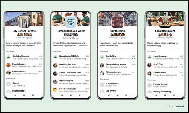 رونمایی از «اجتماع» واتساپ