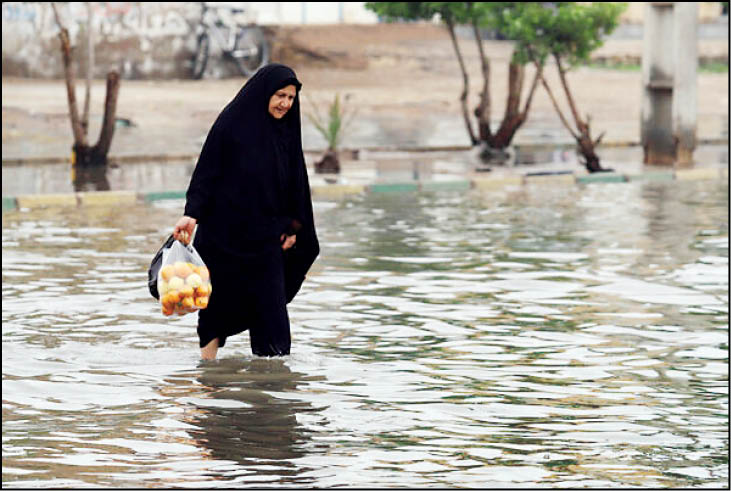 هشدار سراسری بارندگی و آبگرفتگی