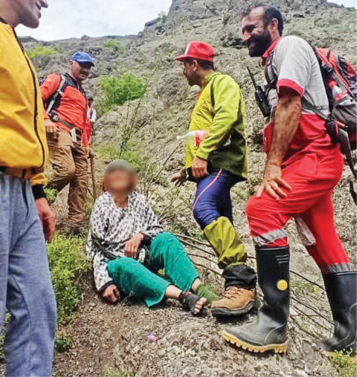 نجات معجزه‌آسای مادربزرگ 80ساله