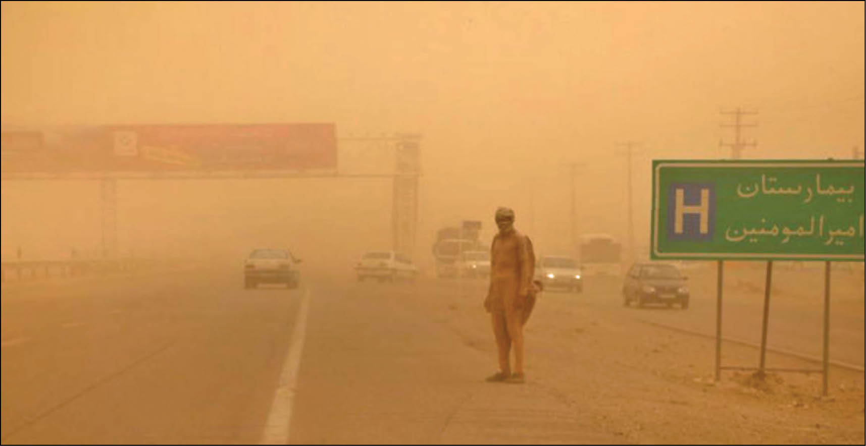 مهیب‌ترین توفان گردوغبار خاورمیانه به ایران رسید