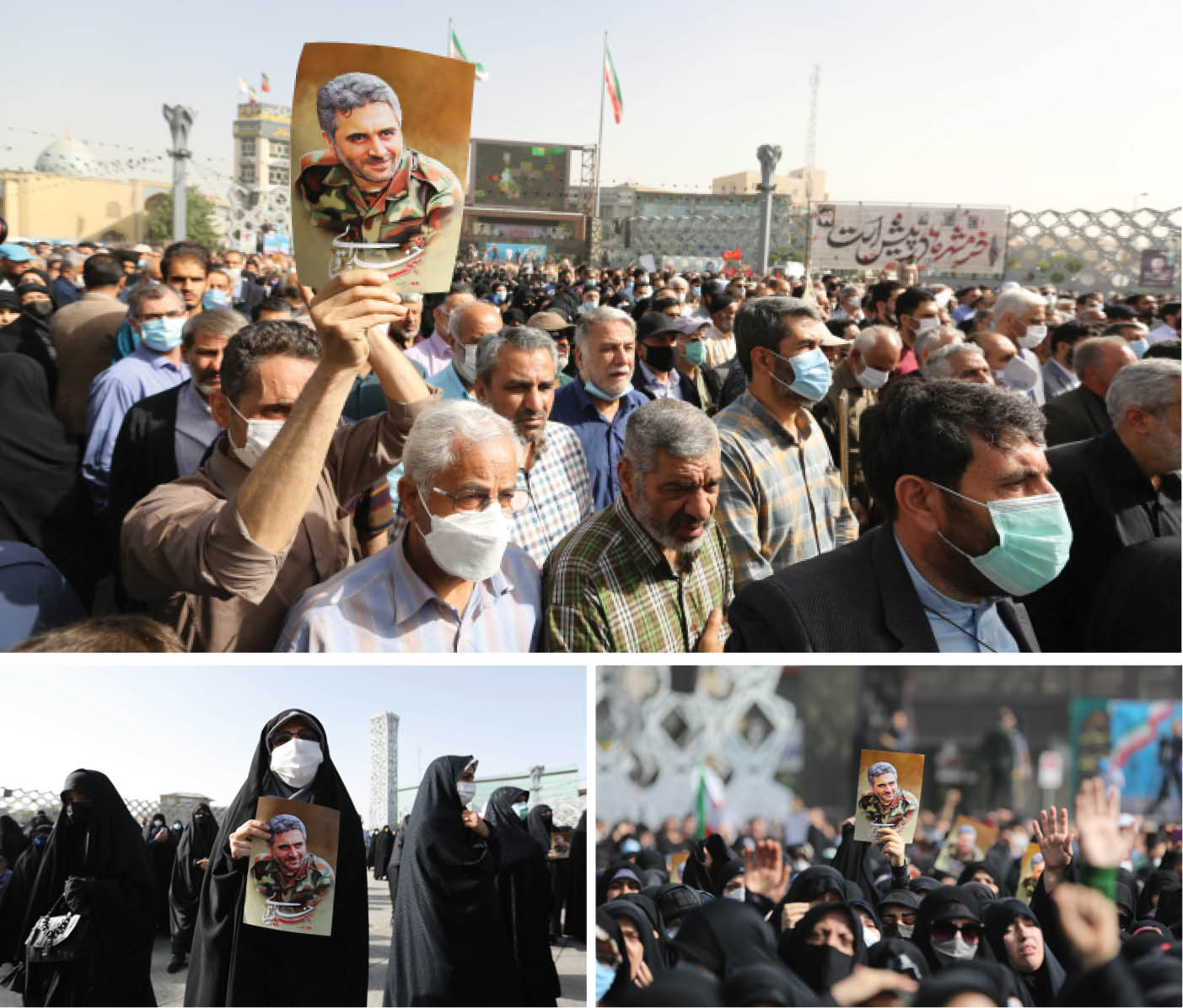 تشییع پیکر شهید حسن صیاد خدایی