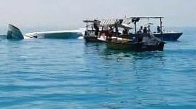 کوتاه از حادثه/سقوط هواپیمای آموزشی در قشم