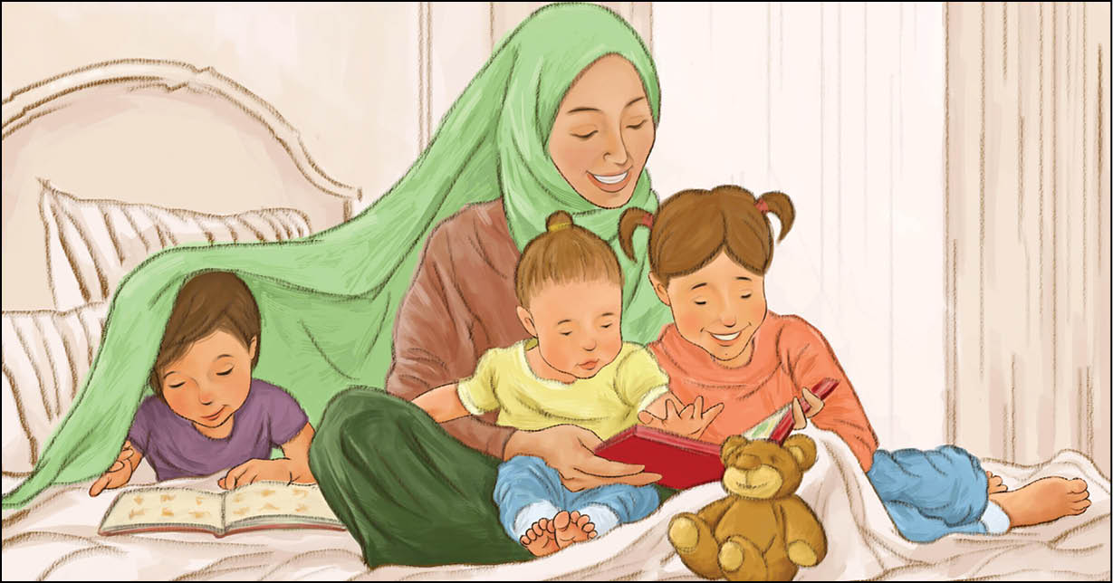 اینجا خانواده کتاب می‌خواند