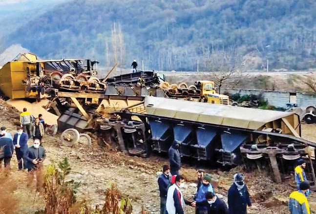 حوادث ریلی در یک سال گذشته