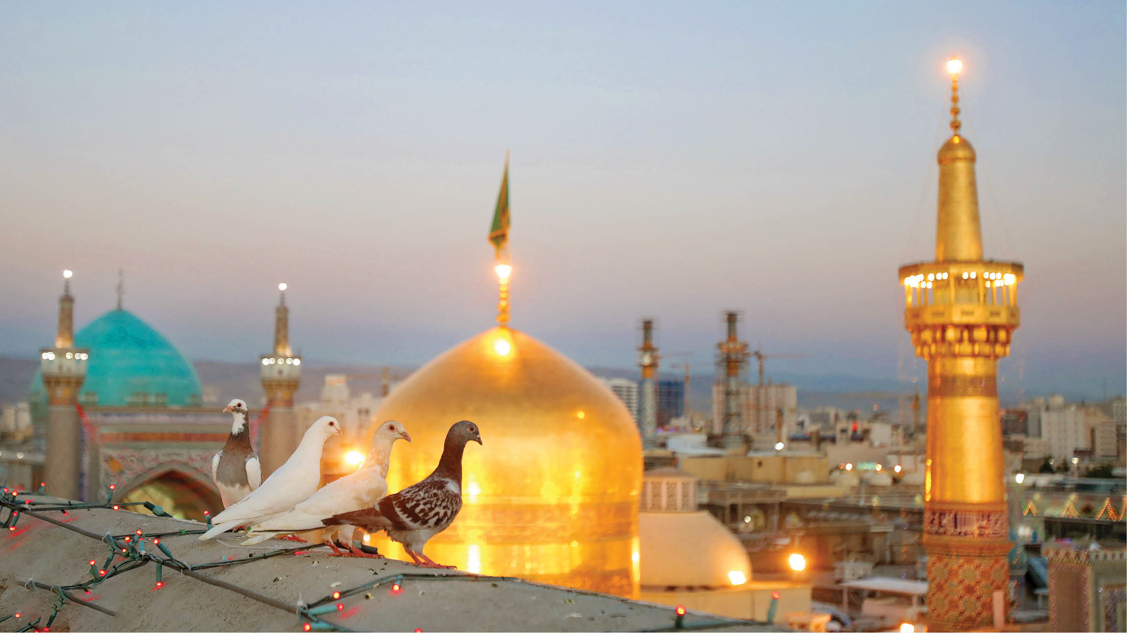 چیزی با خودم نیاورده‌ام جز چشمان منتظرم و دلی که گره می‌خورد به ضریح