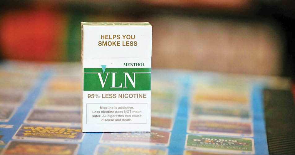 کم کردن نیکوتین برای کاهش اعتیاد به سیگار