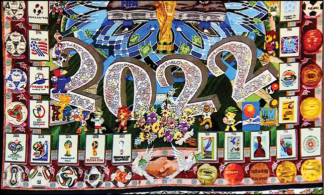 بافت فرش نفیس جام‌جهانی در تبریز