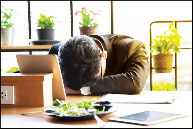 خستگی بعد از صرف غذا