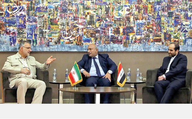 شهردار پایتخت به عراق رفت