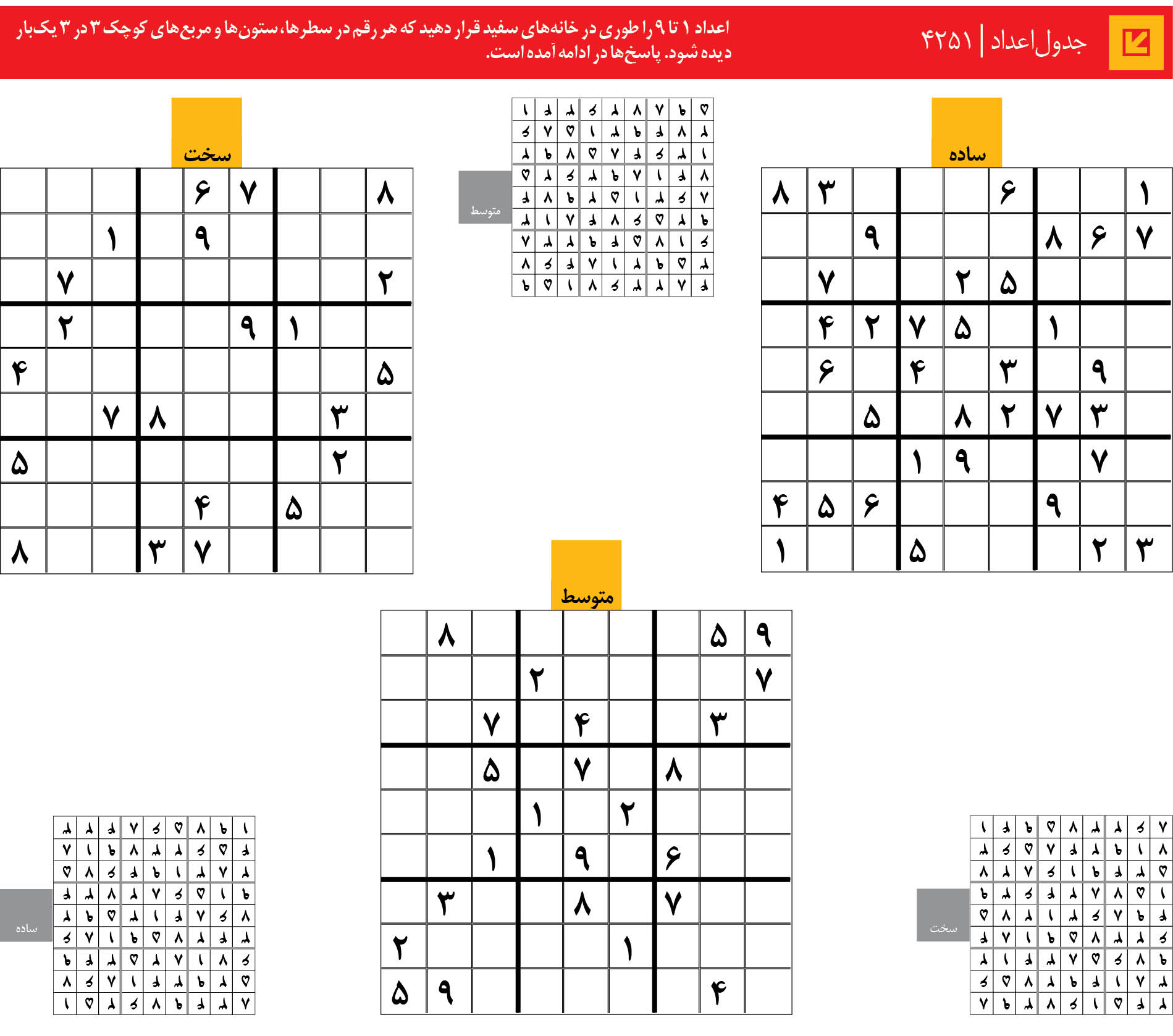 جدول‌اعداد | 4251