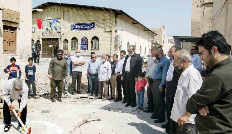 ساماندهی گذر مسجد شیخ‌سعدون بوشهر