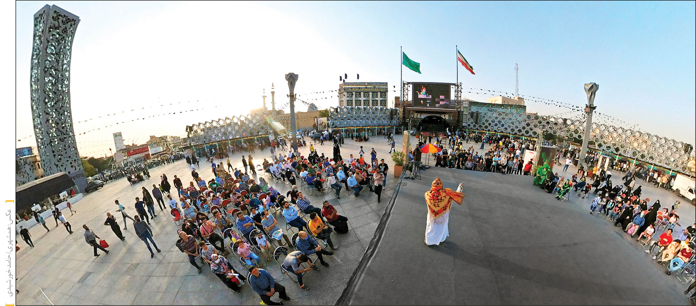 عطر‌سیب در میدان امام حسین ع